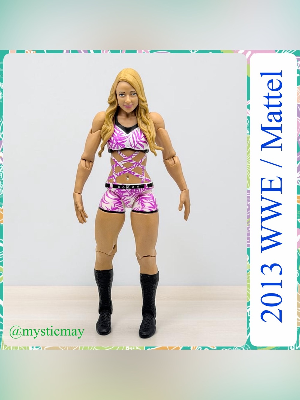 2013 WWE Mattel Basic Series 49 EMMA Wrestling Action Figure TENILLE DASHWOOD